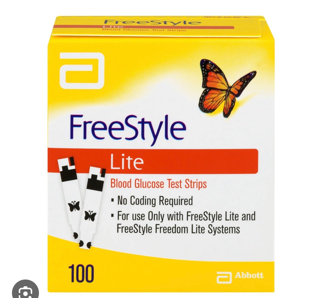 Freestyle lite test strips